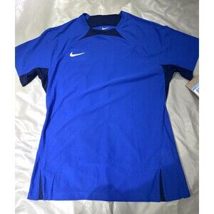Nike Women's Large Vaporknit IV Jersey Blue Soccer Futbol DR0674 480 NEW